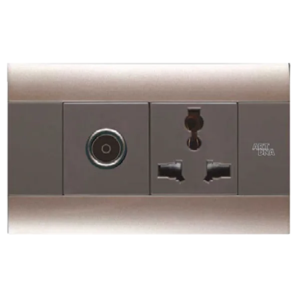 Ổ cắm TV và ổ cắm 3 chấu