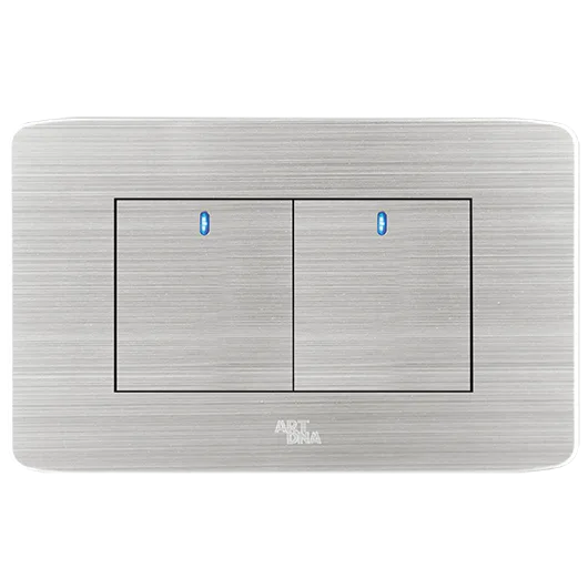 Công tắc LED đôi, một chiều A89-K2A