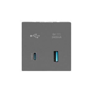 Ổ cắm USB Type A+C size 2/3