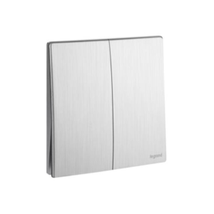 Công tắc đôi 2 chiều Galion bạc