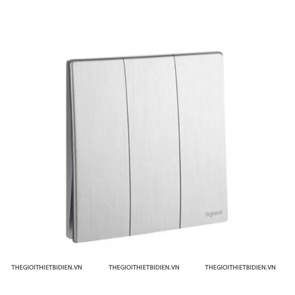 Công tắc ba 2 chiều Galion bạc