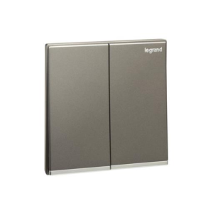 Công tắc đôi 2 chiều Galion xám