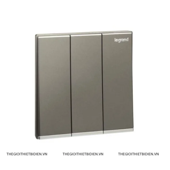 Công tắc ba 2 chiều Galion xám