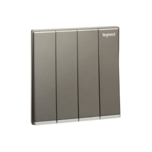 Công tắc bốn 2 chiều Galion xám