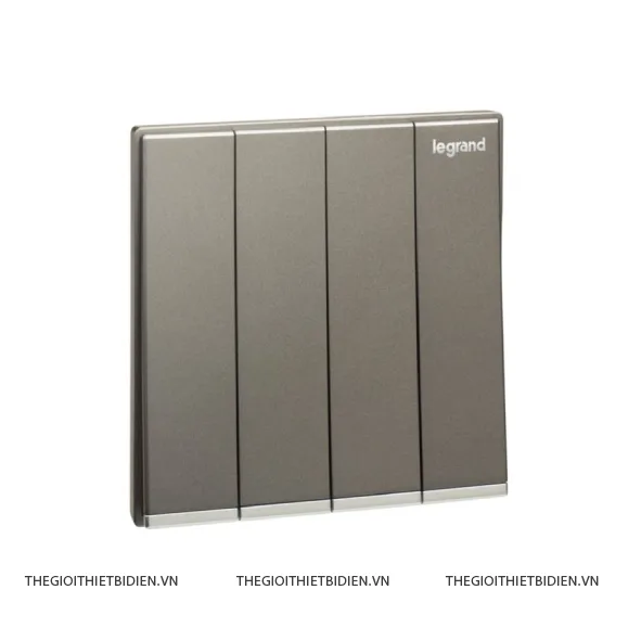 Công tắc bốn 2 chiều Galion xám