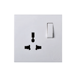 MODULE Bộ ổ cắm + công tắc 13A Simon E6 721089